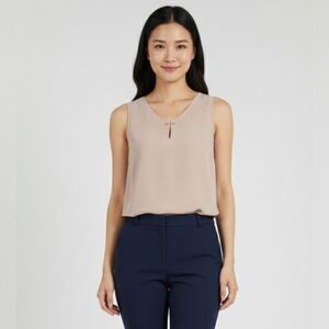 Brand New, Size L Elegant Light Pink, Blush Sleeveless Top